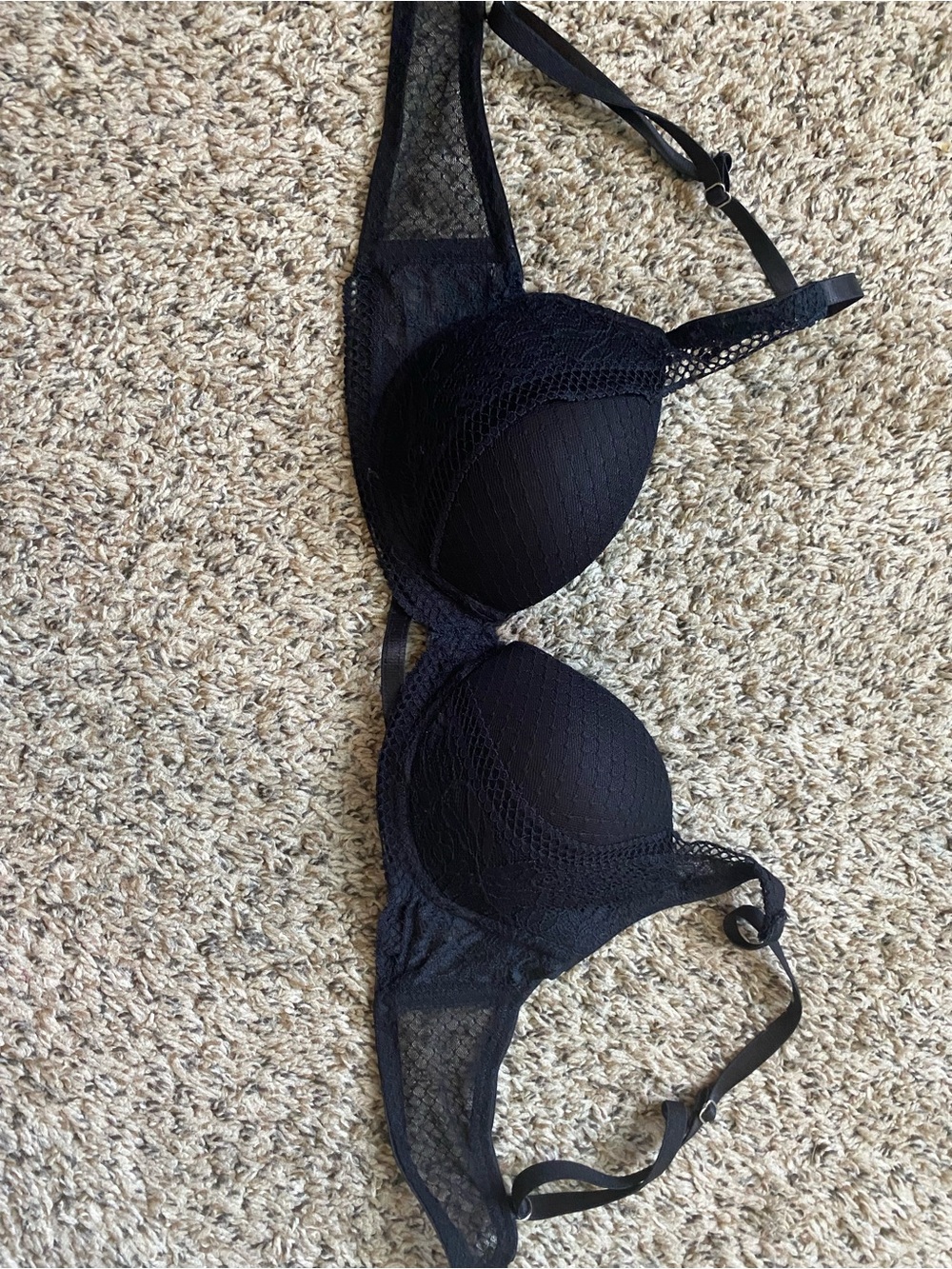 Everyday Black Lace T-Shirt Bra - Women's Intimates